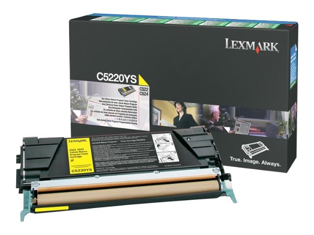 Toner, yellow, LEXMARK C5220YS