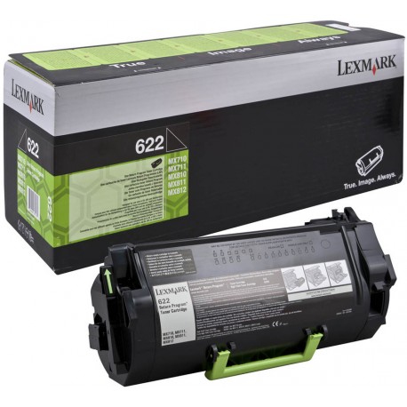 Toner, Black, LEXMARK 62D2000