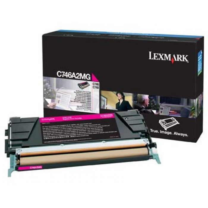 Toner, magenta, LEXMARK C746A2MG