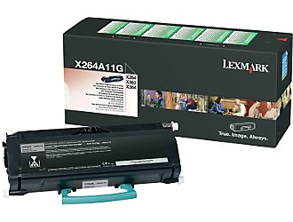 Toner, black, LEXMARK X264A11G