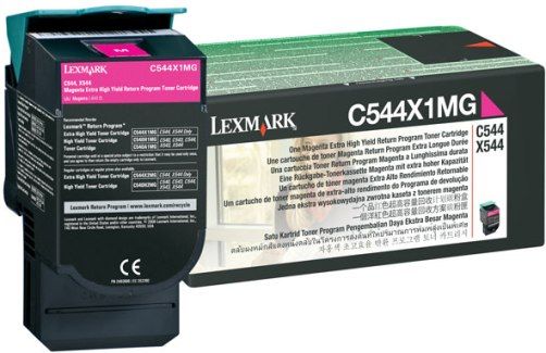 Toner, magenta, LEXMARK C544X1MG