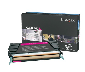 Toner, magenta, LEXMARK C734A2MG