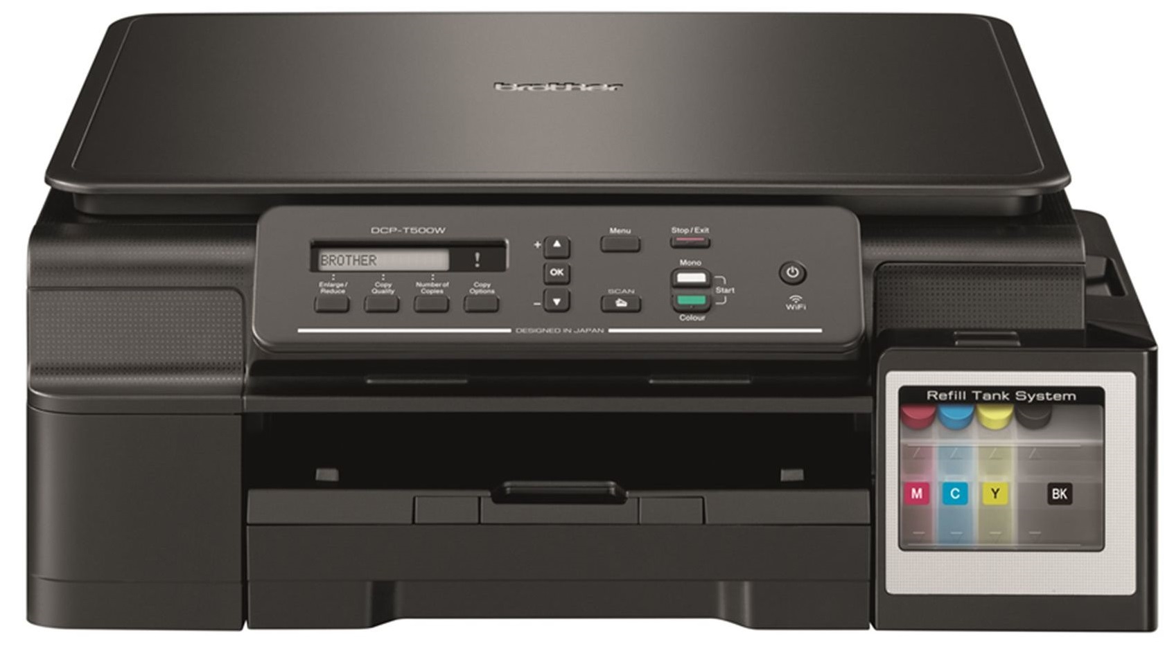 Multifunctional inkjet color BROTHER DCP-T500W CISS, A4, USB, Wi-Fi