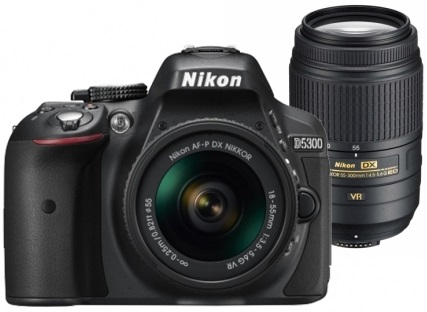 NIKON D5300 Dual Zoom Kit (AF-P 18-55 VR + 55-300 VR)