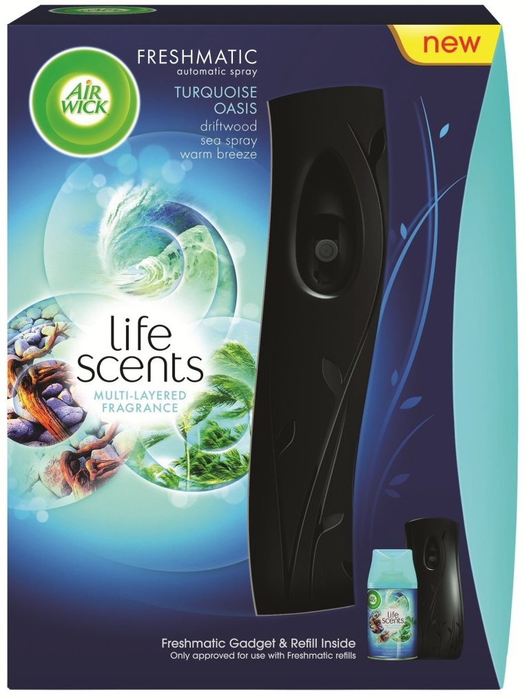 Odorizant camera AIR WICK Freshmatic + rezerva Turquoise Oasis