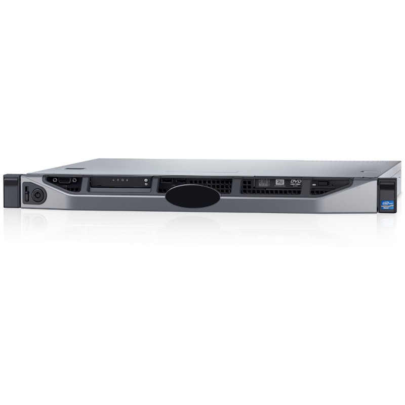 Server DELL PowerEdge R220, Procesor Intel® Xeon® E3-1220 v3 (8M Cache, 3.10 GHz), 1x 8GB UDIMM DDR3 1600MHz, fara HDD, SFF 2.5 inch, PERC S110