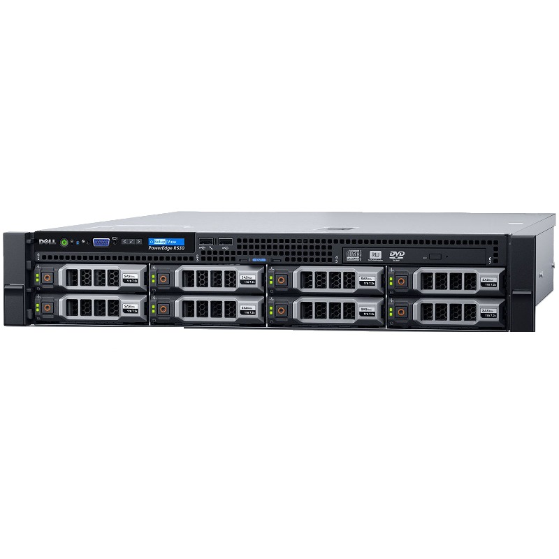 Server DELL PowerEdge R530 Rack 2U, Procesor Intel® Xeon® E5-2609 v4 1.7GHz Broadwell, 1x 16GB RDIMM DDR4, 1x 300GB SAS 10K 2.5 inch, LFF Hyb Carr 3.5 inch, PERC H730/1GB Cache, 2x 750W