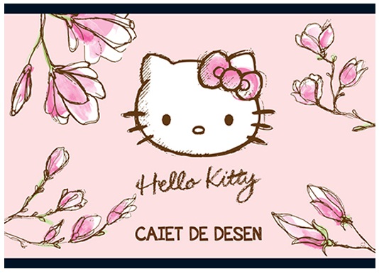 Caiet pentru desen 17 x 24cm 16 file HELLO KITTY