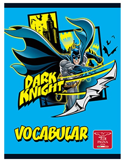 Vocabular 12 x 17cm 24 file BATMAN