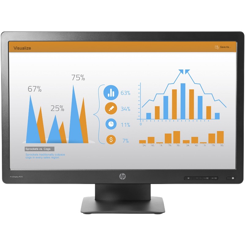 Monitor LED HP ProDisplay P232, 23