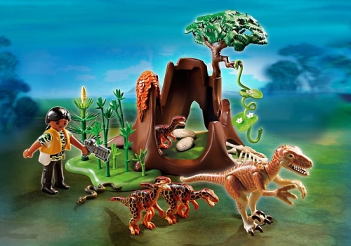 Deinonychus si Velociraptors PLAYMOBIL Dinos