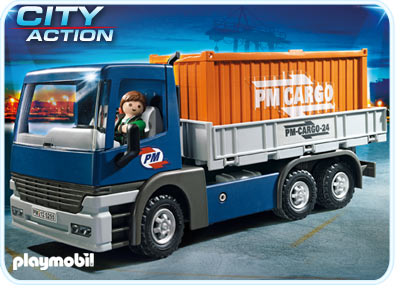 Camion cu container PLAYMOBIL Transport