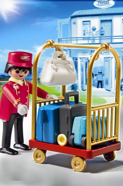 Portar cu carucior de bagaje PLAYMOBIL Summer Fun