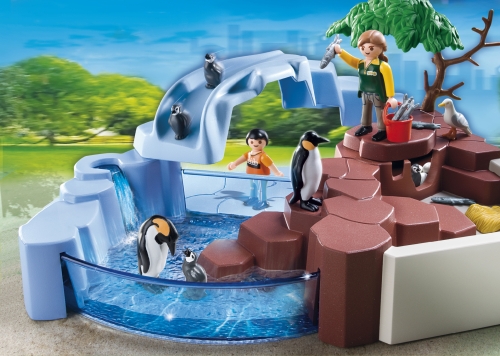 Super sert habitatul pinguinilor PLAYMOBIL