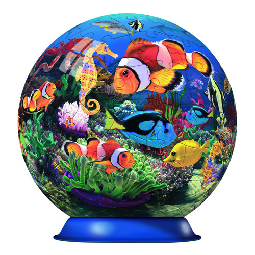 Puzzle 3D Oceanul culorilor, 108 piese, RAVENSBURGER Puzzle 3D