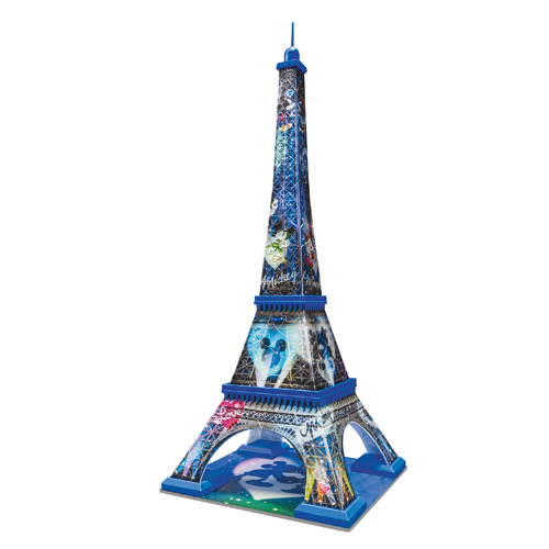 Puzzle 3D Turnul Eiffel Mickey si Minnie 216 piese RAVENSBURGER Puzzle 3D