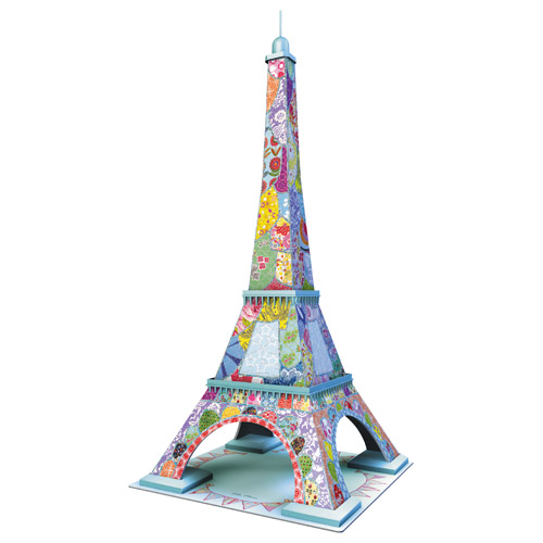 Puzzle 3D Turnul Eiffel colorat 216 piese RAVENSBURGER Puzzle 3D