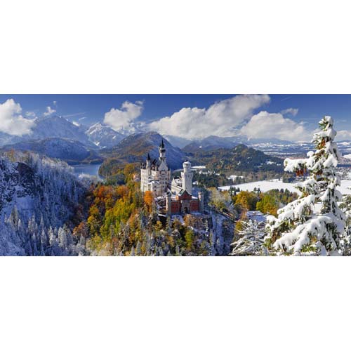 Puzzle Castelul Neuschwanstein, 2000 piese, RAVENSBURGER Puzzle Adulti