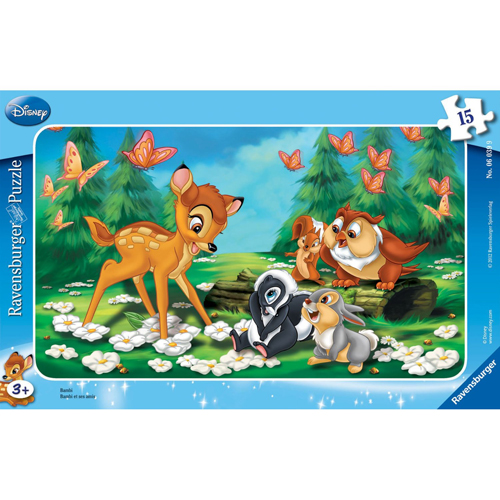 Puzzle Bambi, 15 piese, RAVENSBURGER Puzzle Copii