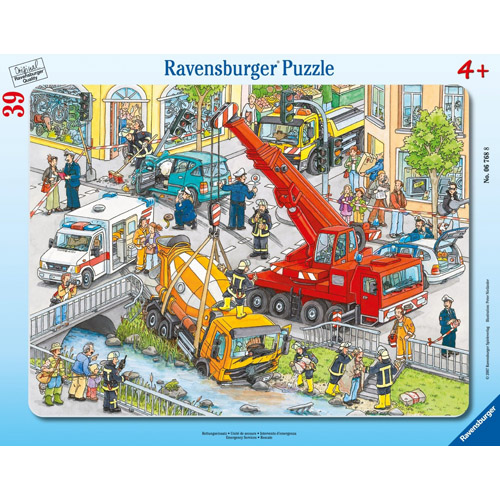 Puzzle servicii de urgenta 39 piese RAVENSBURGER