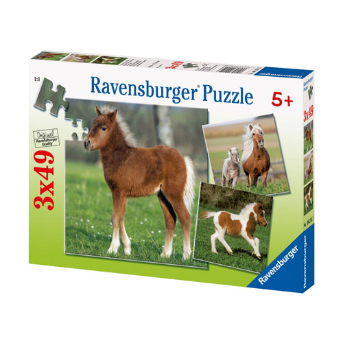 Puzzle ponei 3x49 piese RAVENSBURGER