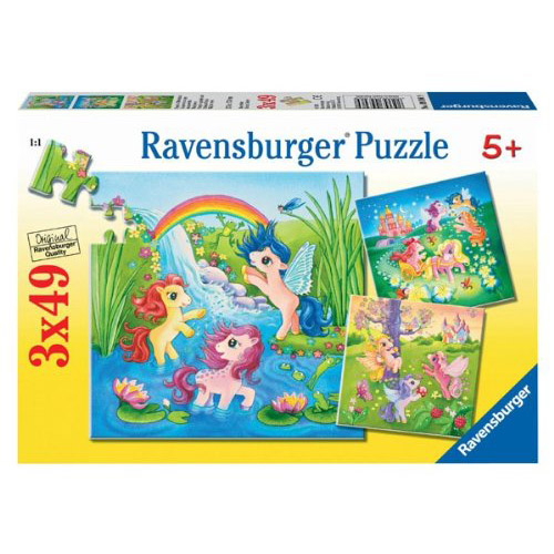 Puzzle ponei in lumea basmelor, 3x49 piese, RAVENSBURGER