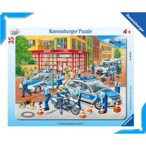 Puzzle fortele politiei, 35 piese, RAVENSBURGER