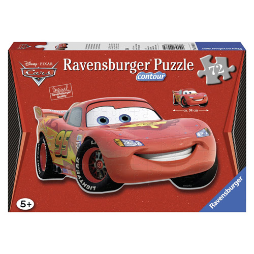 Puzzle fulgerul McQueen, 72 piese, RAVENSBURGER