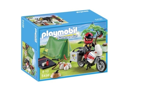 Motociclist la camping PLAYMOBIL Summer Fun