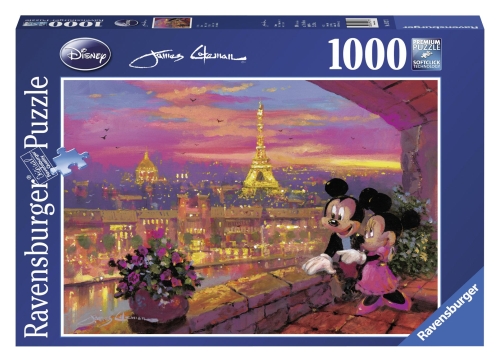 Puzzle Disney apusul la Paris 1000 piese RAVENSBURGER
