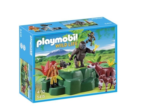 Gorile si okapi PLAYMOBIL Wild Life