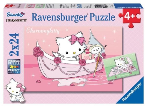 Puzzle Hello Kity, 2x24 piese, RAVENSBURGER