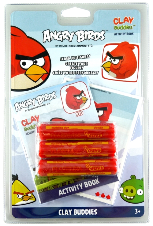 Plastelina Angry Birds GIROMAX Clay Buddies