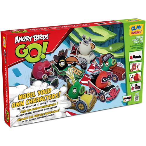 Plastelina Angry Birds Go mare GIROMAX Clay Buddies