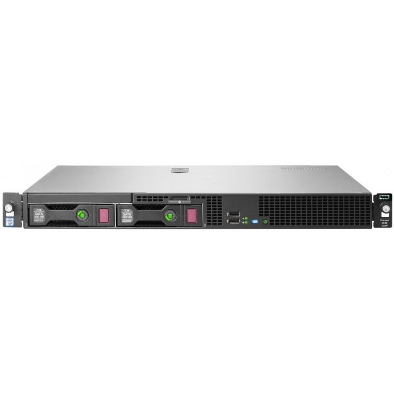 Server HP ProLiant DL20 Gen9 Rack 1U, Procesor Intel® Xeon® E3-1240 v5 3.5GHz Skylake, 8GB RDIMM DDR4, no HDD, SFF 2.5 inch, H240 Host Bus Adapter, 290W