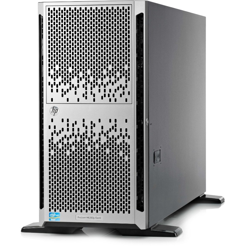 Server HP ProLiant ML350 Gen9 Tower 5U, 2x Procesor Intel® Xeon® E5-2630 v3 2.4GHz Haswell, 32GB RDIMM DDR4, fara HDD, SFF 2.5 inch, P440ar/2G, 2x 800W