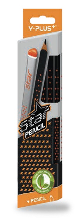 Creioane cu mina grafit HB 12 buc./set PIGNA Star Y-Plus+