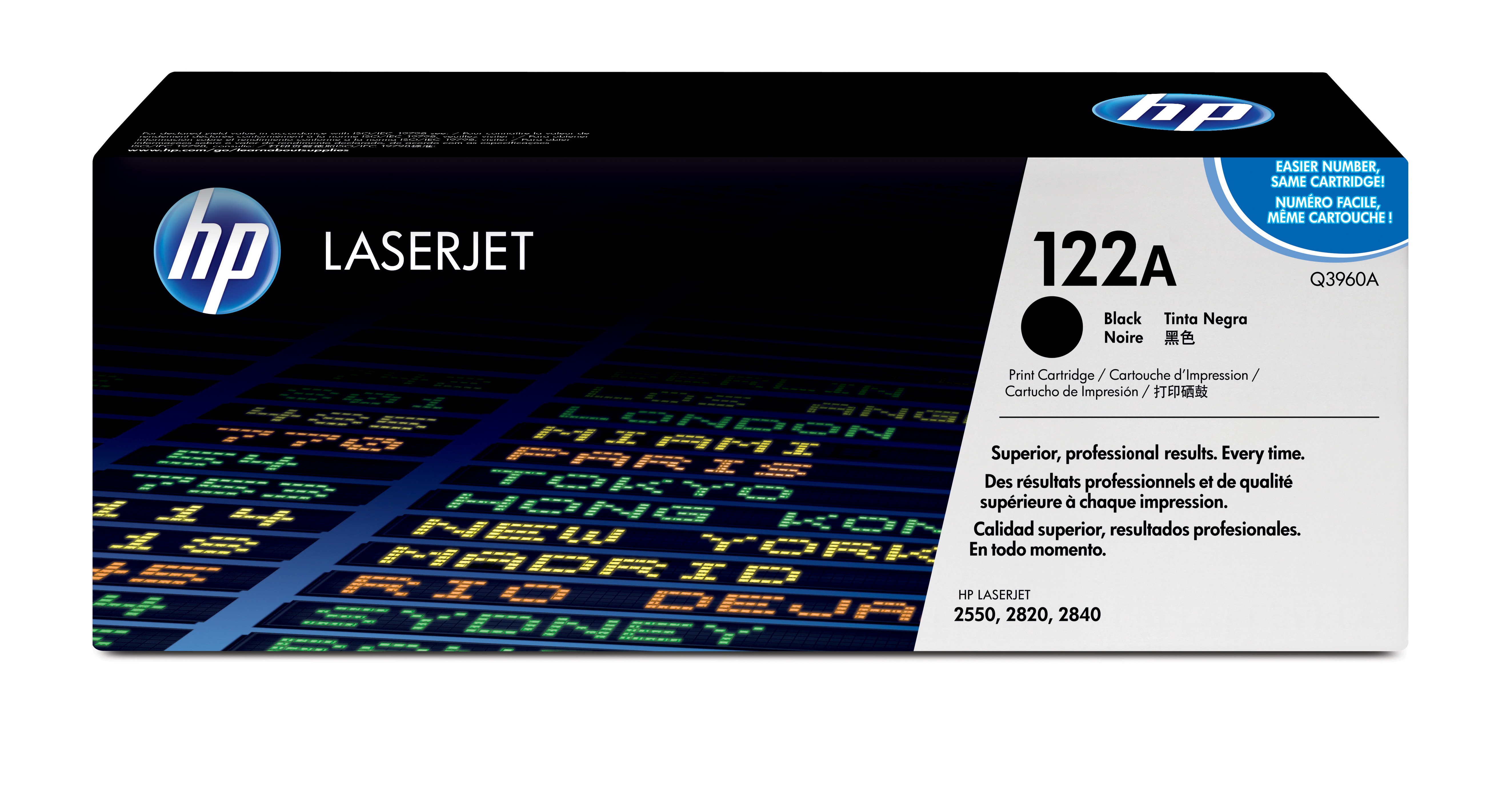 Toner, black, Nr. 122A, HP Q3960A