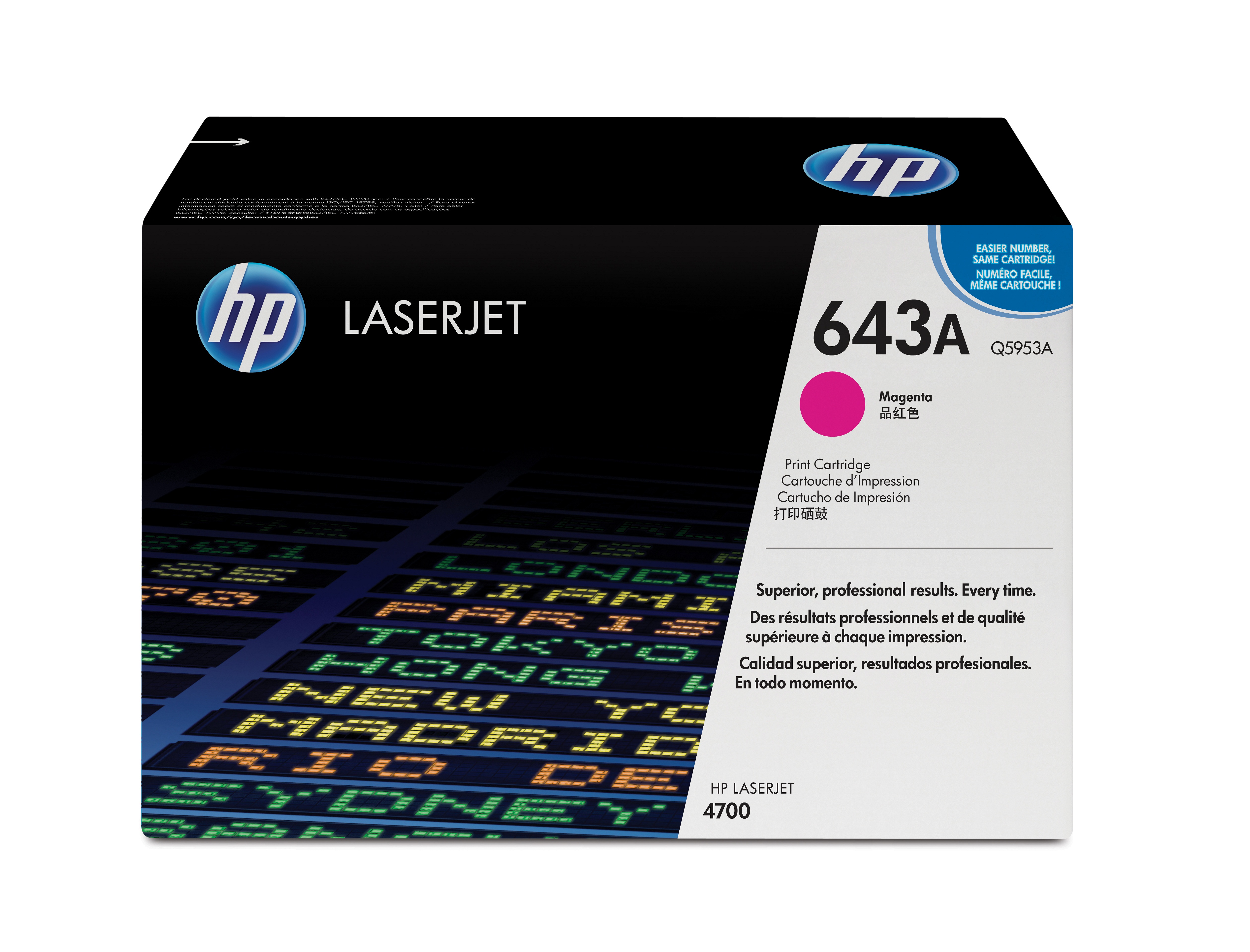 Toner, magenta, Nr. 643A, HP Q5953A