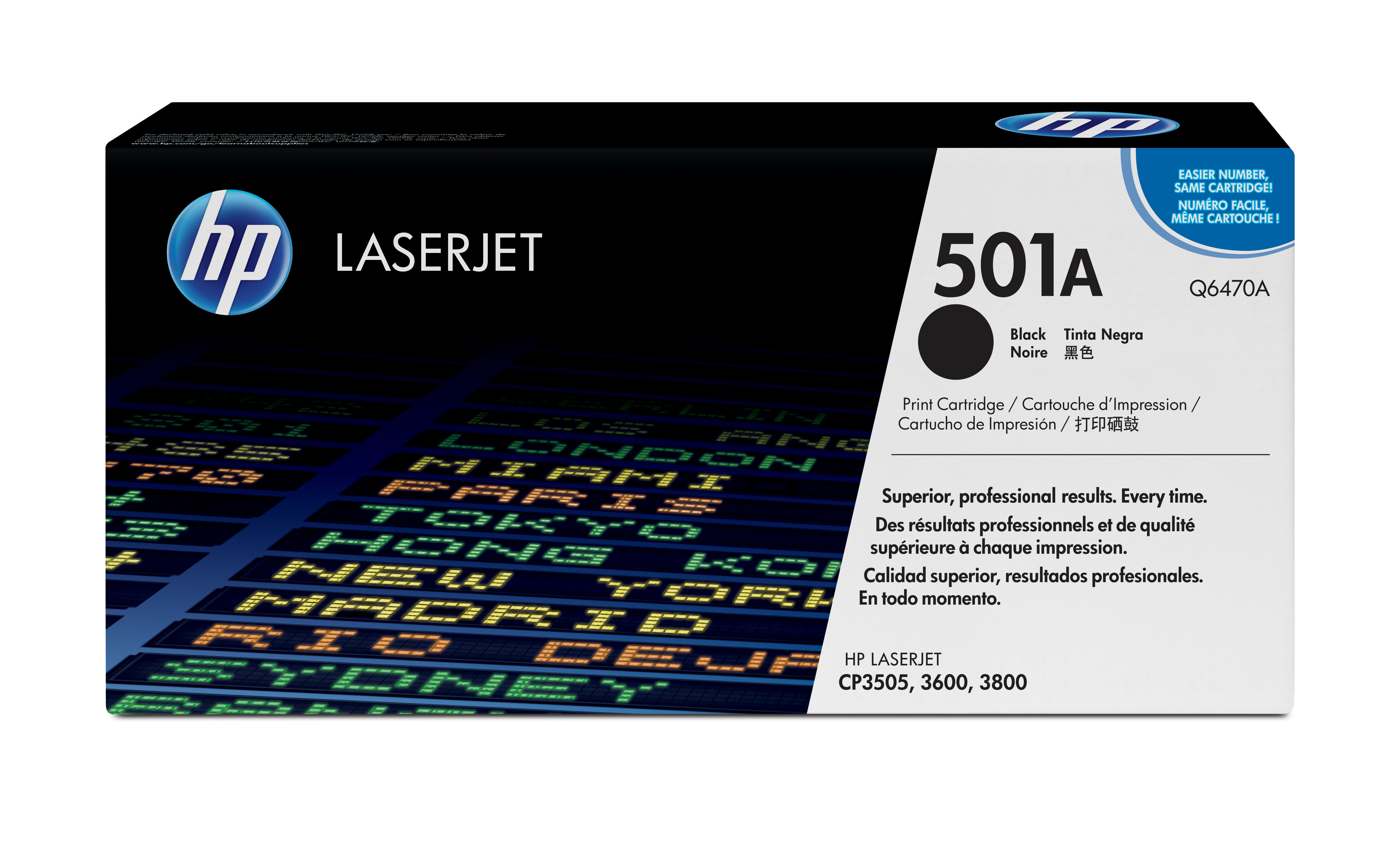 Toner, black, Nr. 501A, HP Q6470A