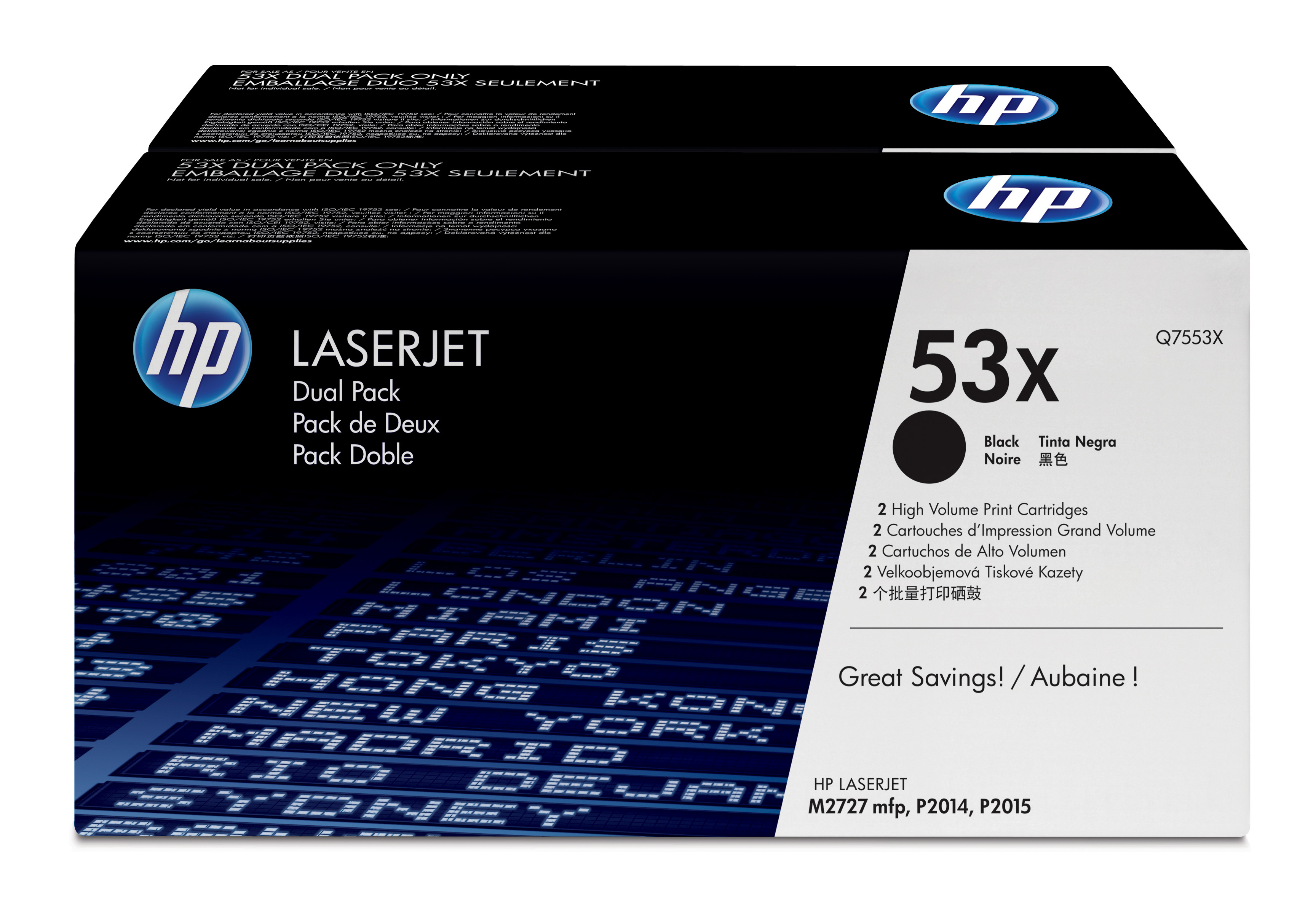 Toner, black, Nr. 53X, HP Q7553X