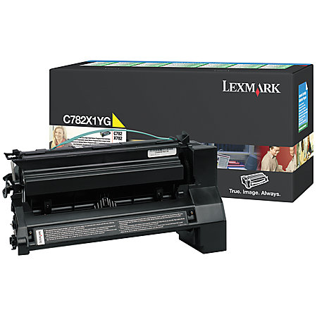 Toner, Yellow, LEXMARK C782X1YG