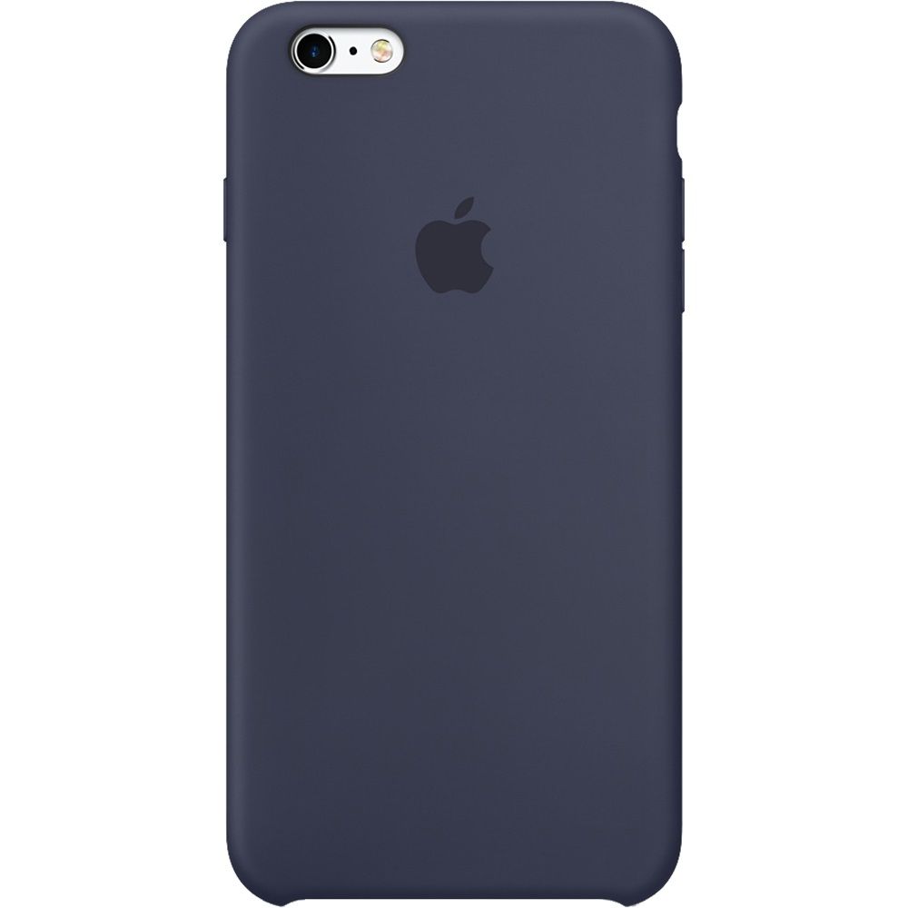 Husa de protectie APPLE pentru iPhone 6s Plus, Silicon, Midnight Blue