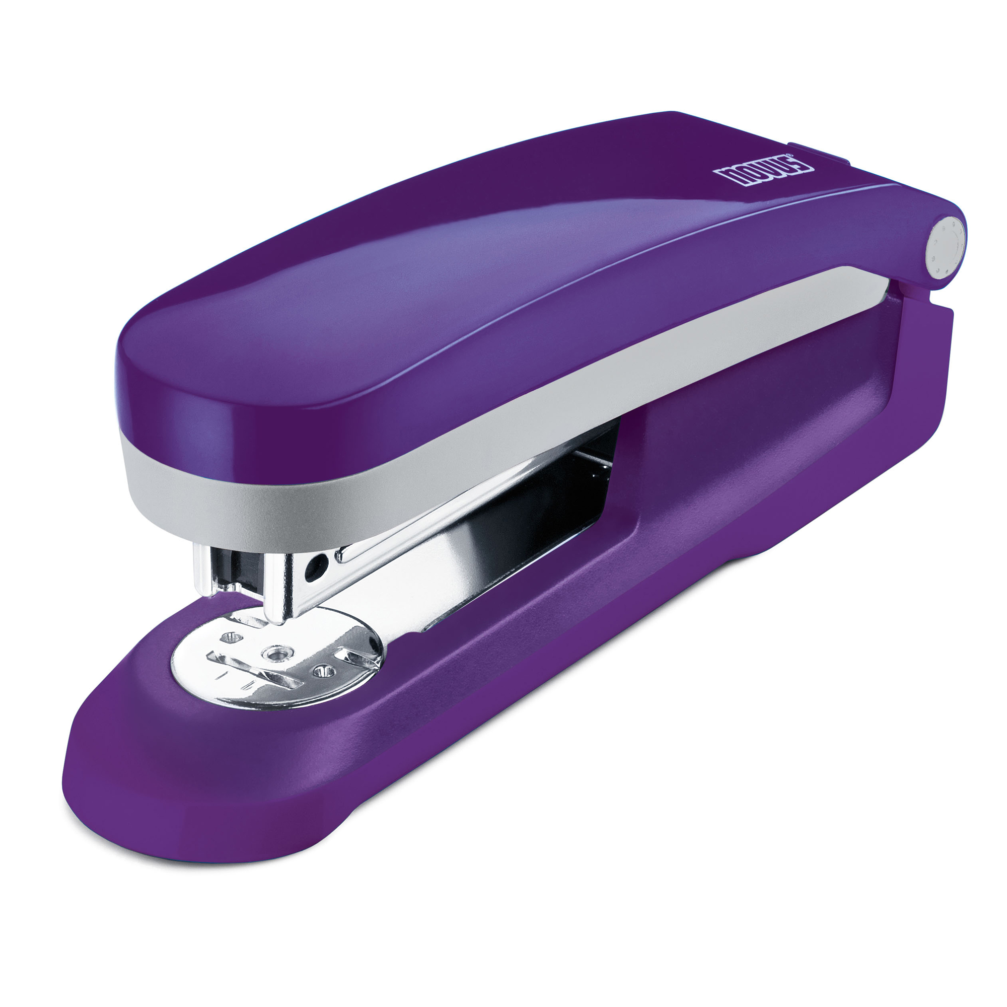 Capsator de birou, pentru maxim 25 coli, capse 24/6, violet, NOVUS E25 Fresh