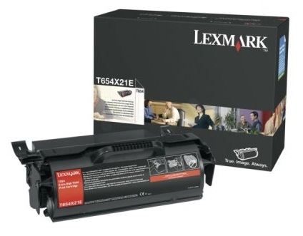 Toner, black, LEXMARK T654X21E