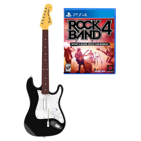 Rock Band 4 - Fender Stratocaster Guitar Software Bundle PS4