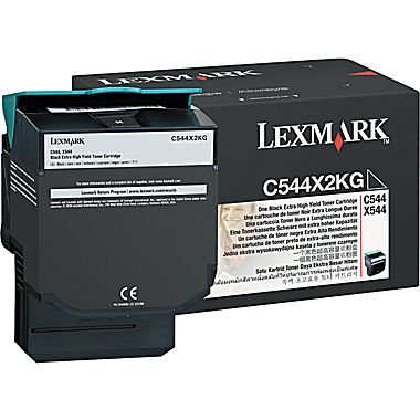 Toner, black, LEXMARK C544X2KG