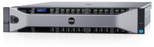 Server DELL PowerEdge R730 Procesor Intel® Xeon® E5-2630 v3 (20M Cache, 2.40 GHz), Haswell, 1x16GB @2133MHz, RDIMM, No HDD, 1100W PSU