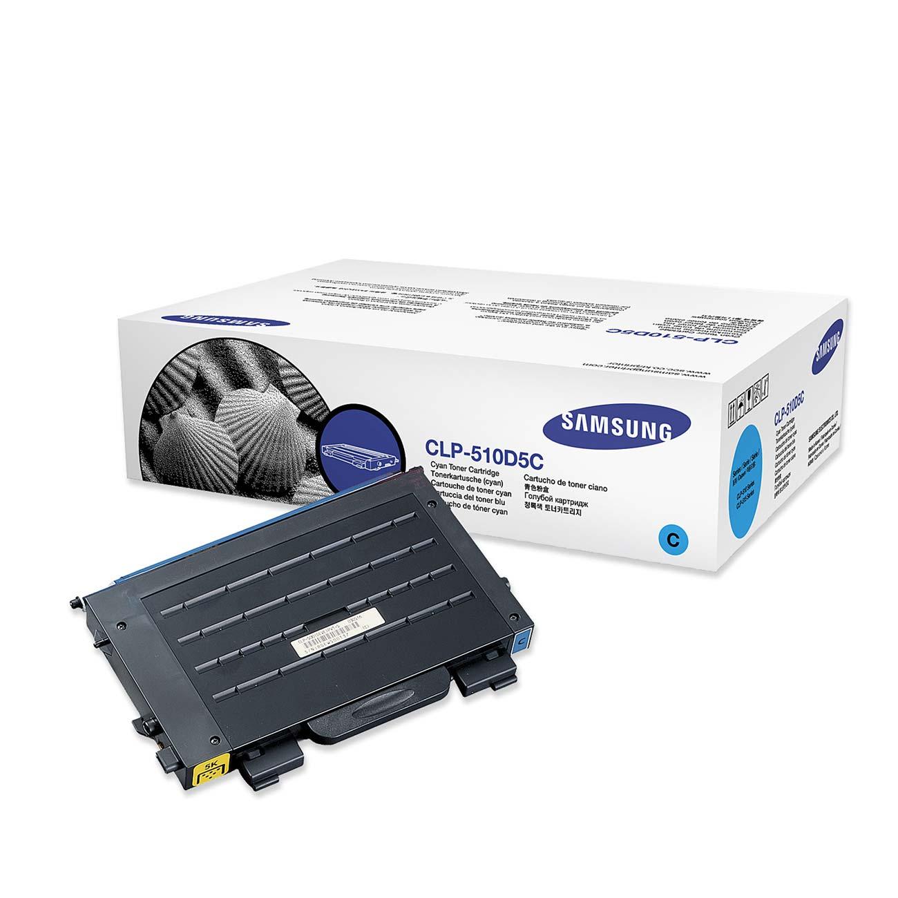 Toner, cyan, SAMSUNG CLP510D5C