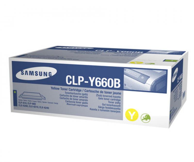 Toner, yellow, SAMSUNG CLP-Y660B